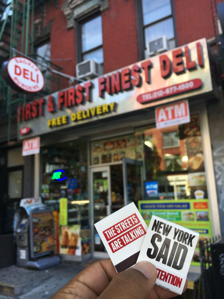 New York Said Matchbook