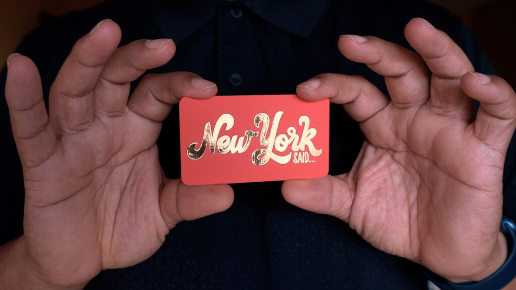 New York Said Business Card
