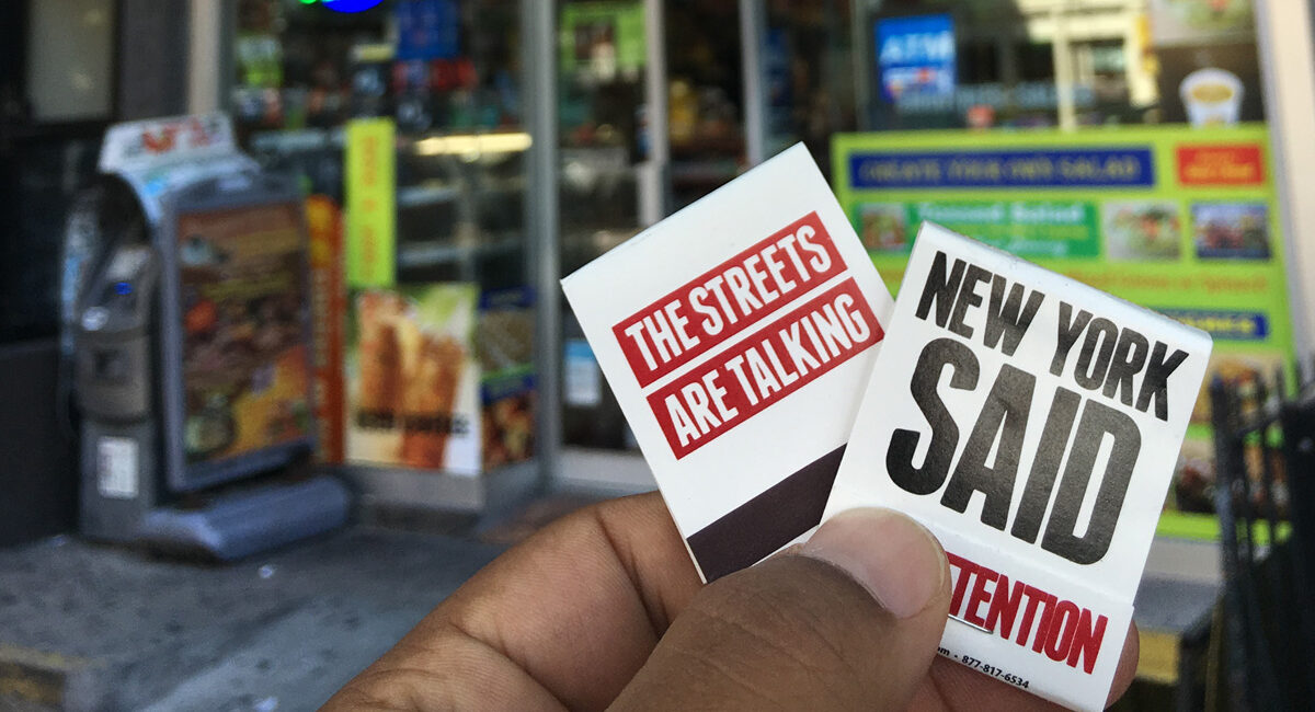 New York Said: Matchbook