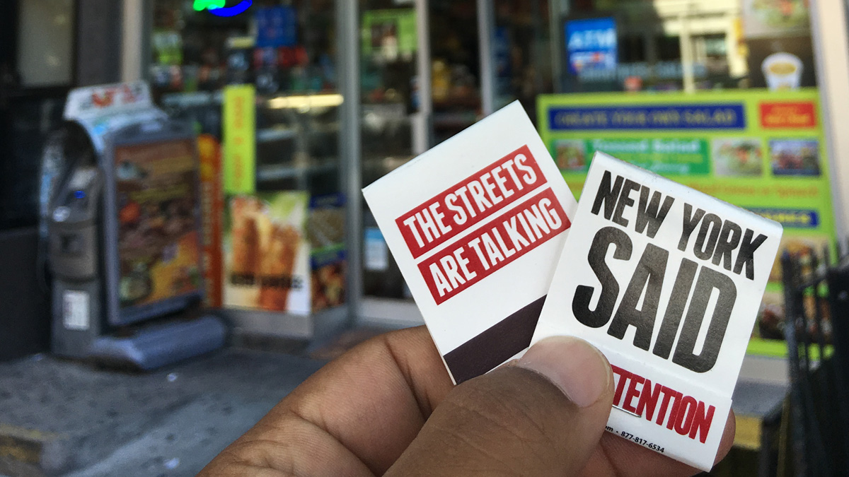 New York Said: Matchbook